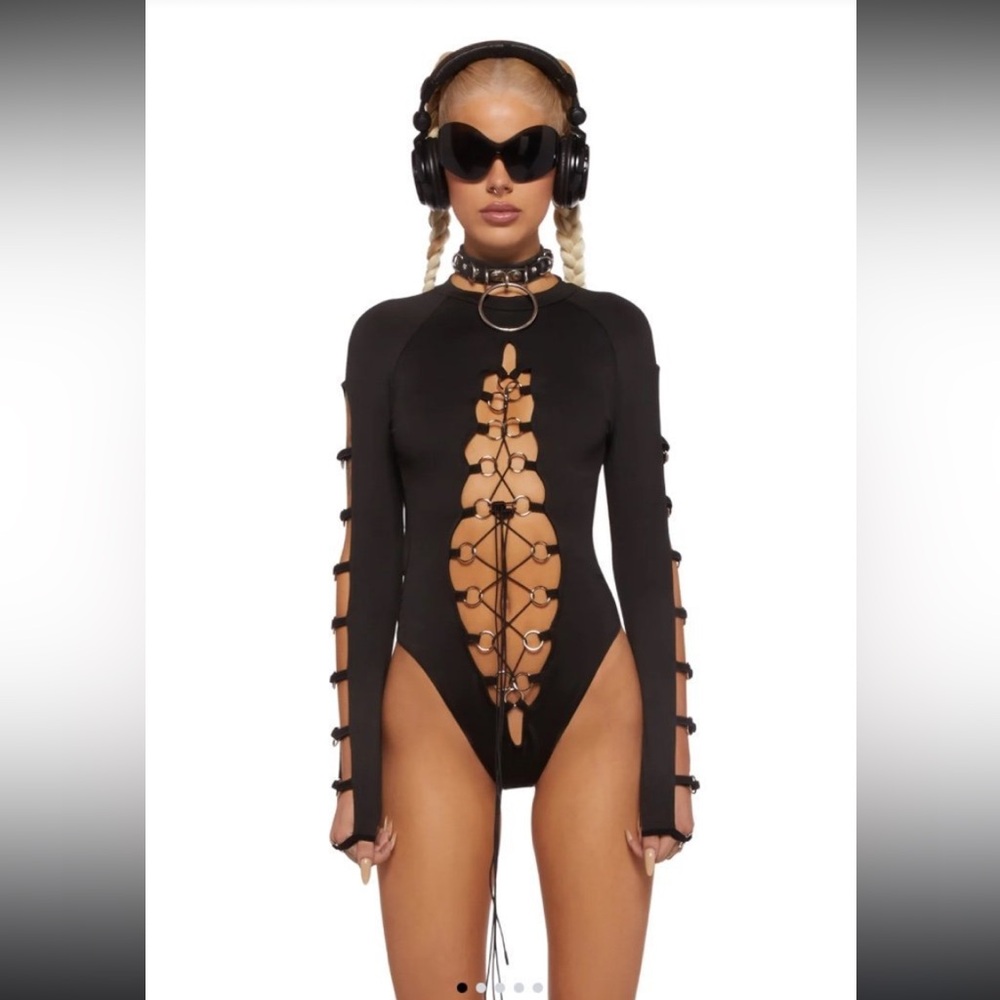 Black Rave Bodysuit🖤